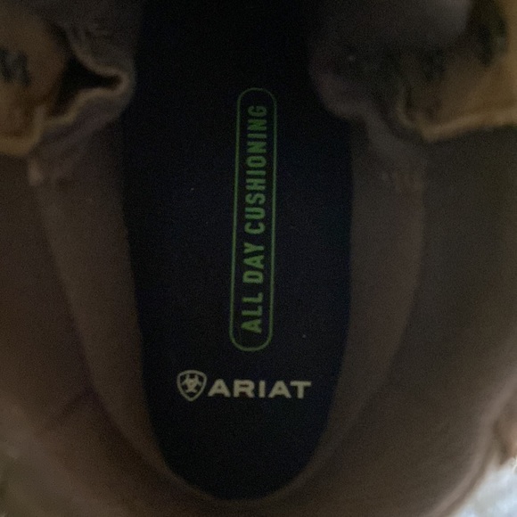 Price Cut! NWT Ariat Skyline H20 lace up waterproof boots Brown/teal. Womens 10. - Picture 8 of 12